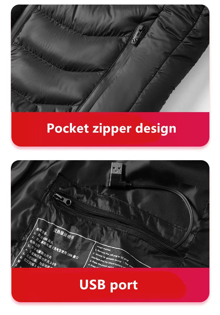 23 Zones Heating Jacket