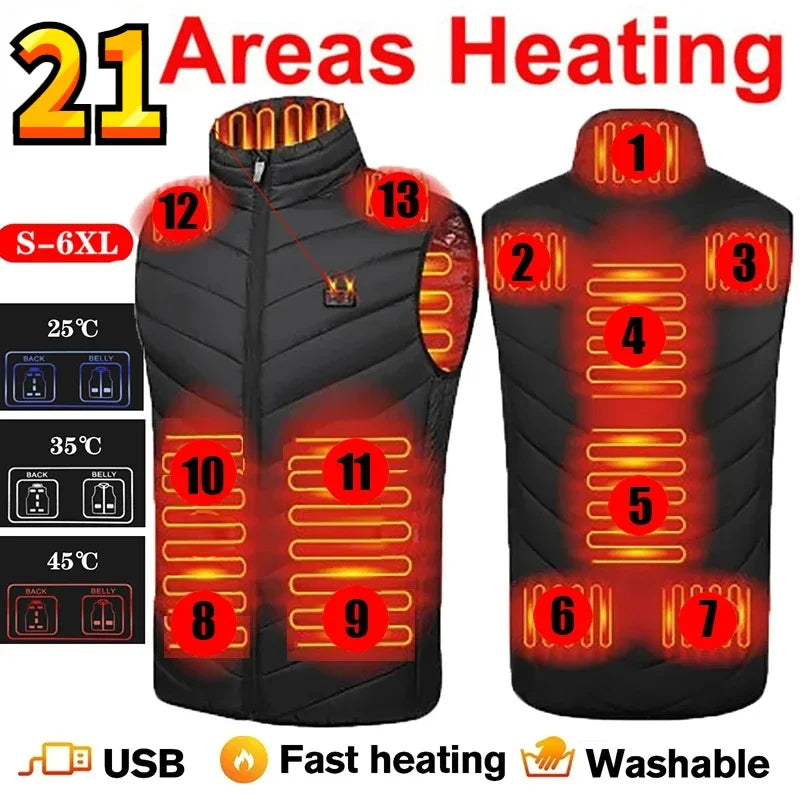 21 Zones Smart Heated Vest