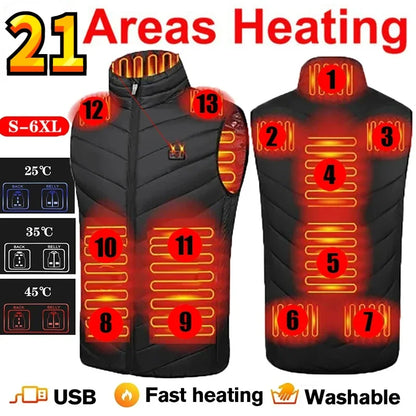 21 Zones Smart Heated Vest