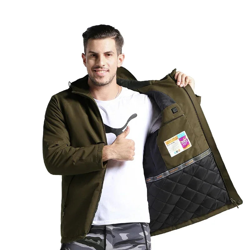 3 Zones Waterproof Heated Jacket