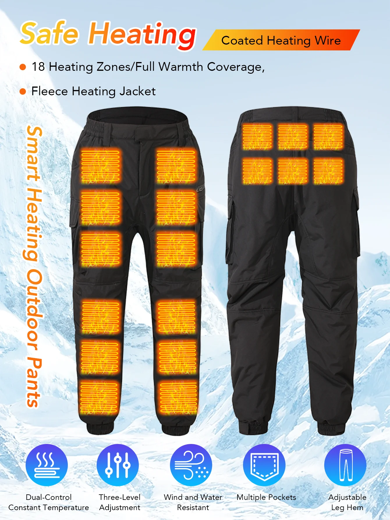 18 Zones Heated Trouser