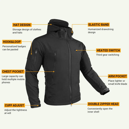 7 Zones Heating Jacket