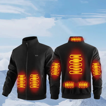 8 Zones Versatile Polar Fleece Thick Heating Jacket