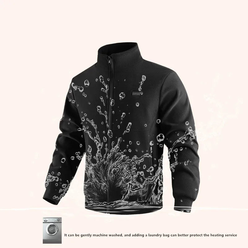 8 Zones Versatile Polar Fleece Thick Heating Jacket