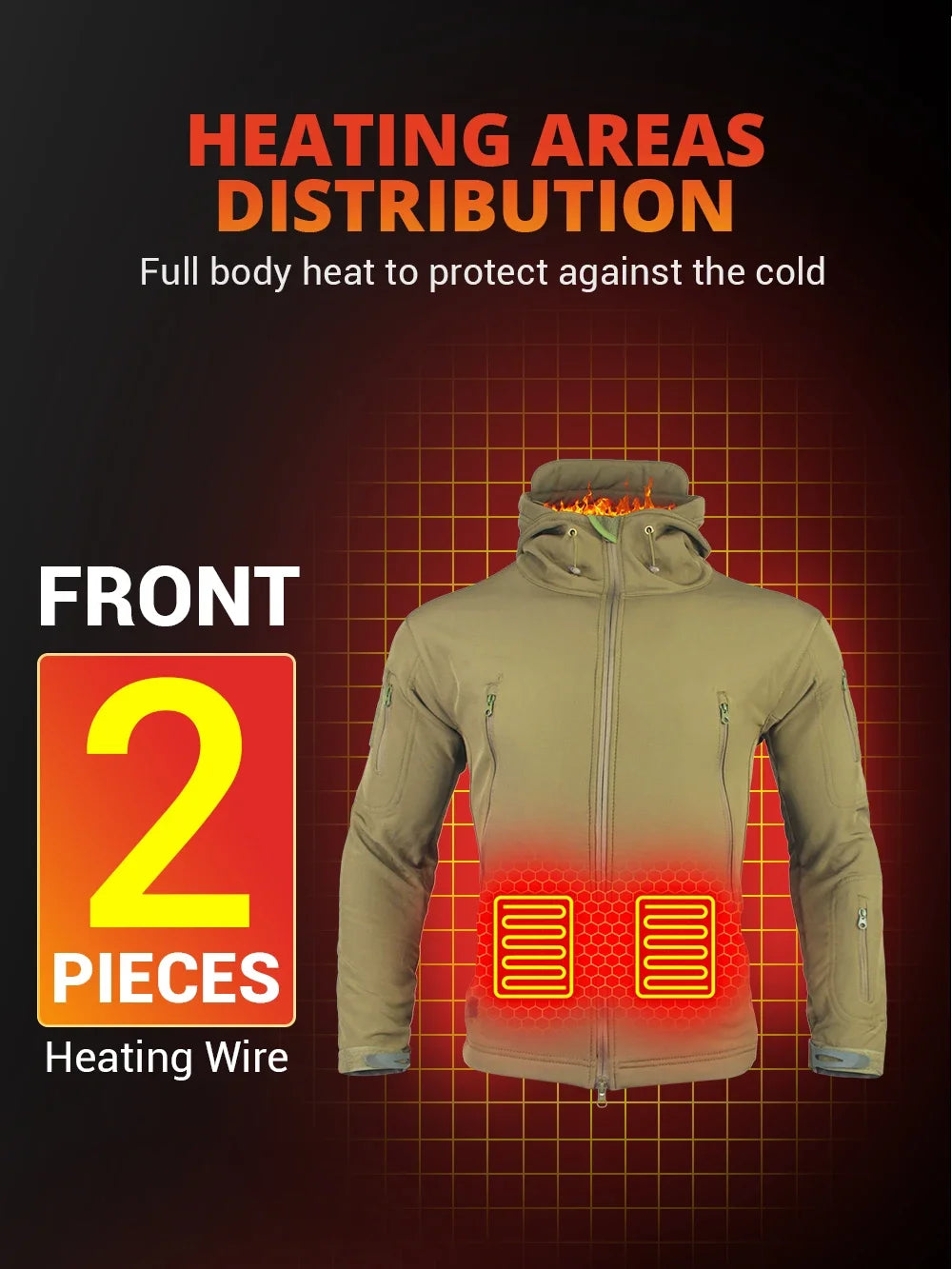 7 Zones Heating Jacket