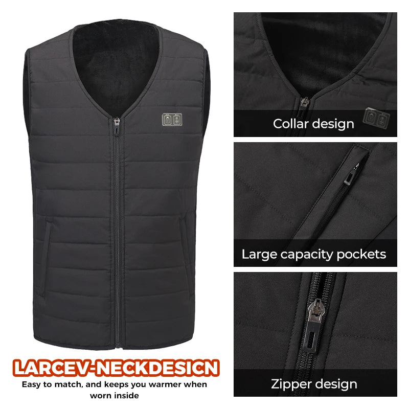 12 Zones Winter Heated Vest