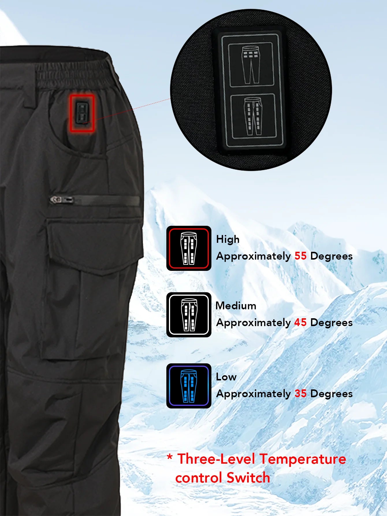 18 Zones Heated Trouser