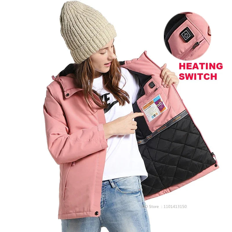 3 Zones Waterproof Heated Jacket