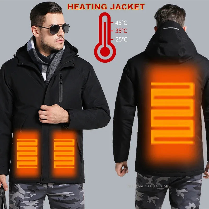3 Zones Waterproof Heated Jacket