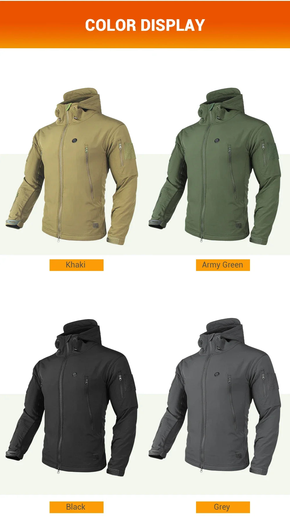 7 Zones Heating Jacket
