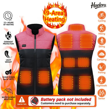 9 Zones Heated Vest
