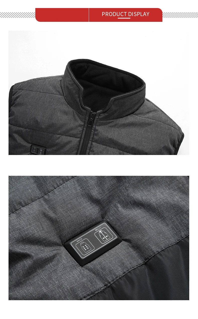 9 Zones Heated Vest
