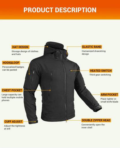 7 Zones Heating Jacket