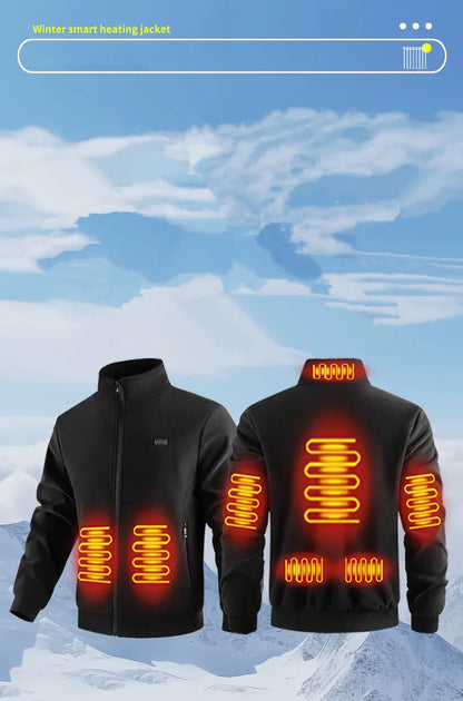 8 Zones Versatile Polar Fleece Thick Heating Jacket