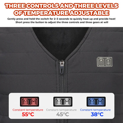 12 Zones Winter Heated Vest