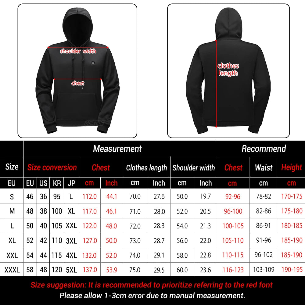 30 Zones Heated Hoodie