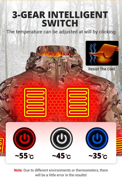 7 Zones Heating Jacket