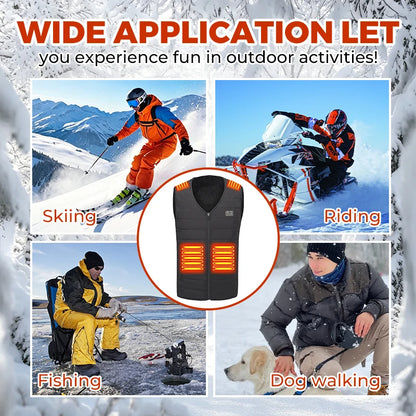 12 Zones Winter Heated Vest