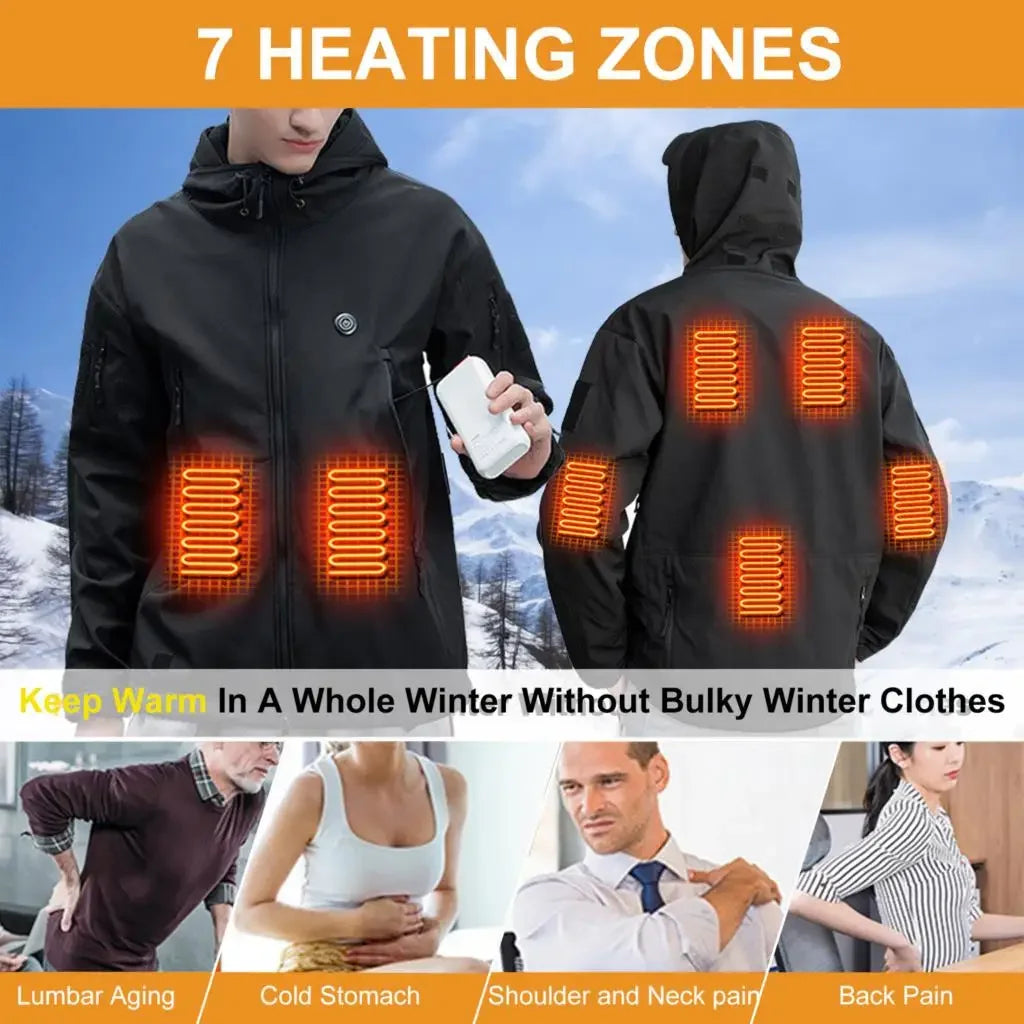 7 Zones Heating Jacket