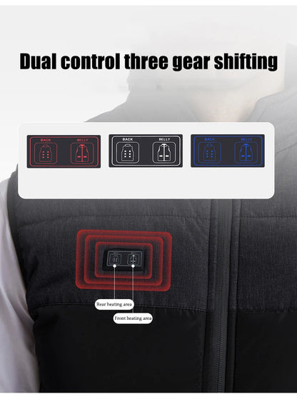 9 Zones Heated Vest