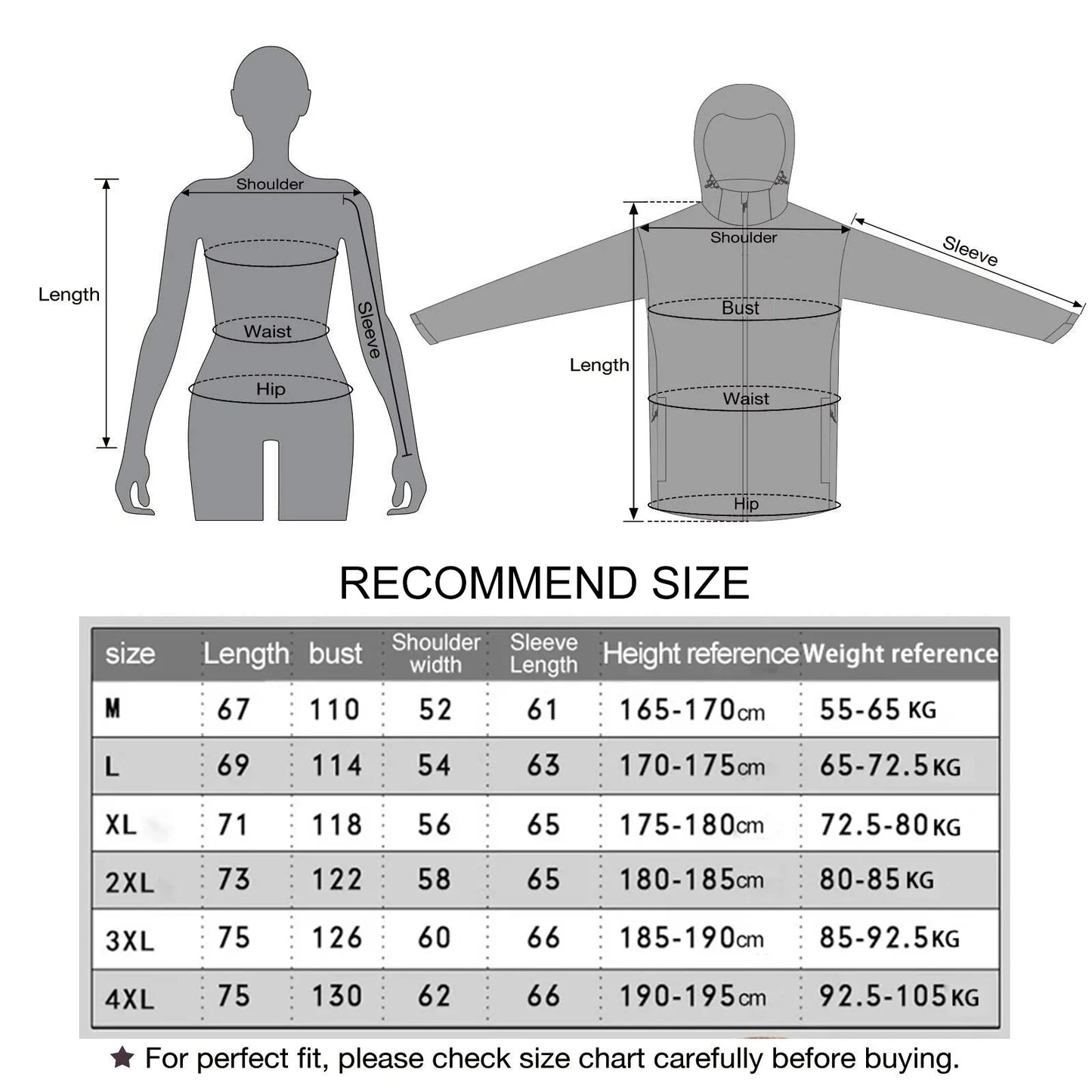 7 Zones Heating Jacket